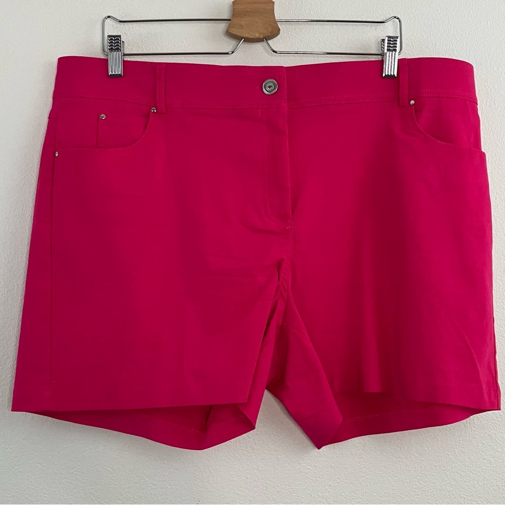 High Waist Pink Performance Shorts